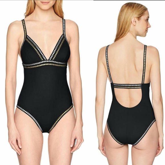 La Blanca Other - La Blanca Women's One Piece Swimsuit in Black Size 8